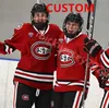 Хоккей в колледже носит St. Cloud State Huskies Hockey Jersey Custom Stitched Ethan Aucoin Brendan Bushy Grant Cruikshank Джек Роджерс Джош Людтке Джо Моленар Джек