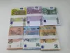 Party Supplies Movie Money Banknote 10 20 50 100 200 500 Dollar Euros Realistic Toy Bar Props Copy Currency Fauxbillets 100PCSPa74887812R5SA1VS