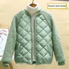 Women's Down Lambool Women's Jacket Short Coat Winter Hood Loose Lamb-liknande ull Kvinnlig bomullsutkläder Lätt bomullspadderad