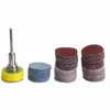 100 st 1 tum 25 mm slipskivor PAD 100-3000 GRIT ABRASIVE POLNING PAD Kit för Dremel Rotary Tool SandPapers Accessories