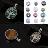 Charms Natural Stone White Turuoise Life Life hanger Opaal roze kristal voor ketting drop levering sieraden bevindingen componenten oty0n