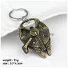 Key Rings Movie Series Keychains Opener Star Airship Spaceship Beer Bottle Metal Keyring Chains Fashion Jewelry Pendant Accessories Dh9Zl