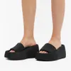 Designer Sandals Women Shoes Luxury Taji Platform Slide Sandal Square Toes EU34-41 With Box Party