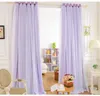 Curtain Custom Princess Beauty Korean Models Mafull Blackout Curtains For Living Room White Tulle/sheer Girls'