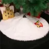 Decorações de Natal Treeeskirt Avental Saias de Mat Plash Decors cena Props Decoração de pano grande abalador de pelúcia