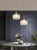 Pendant Lamps Lamp LED Glass Modern Bedside Table Chandelier Indoor Decor Brass For Kitchen Dining Bedroom Hanging Light