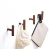 Ganchos Colgador de madera Colgador de pared Gancho Llavero Sombrero Bufanda Bolso Estante de almacenamiento Cuarto de baño Accesorios decorativos