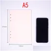 Notepads 40 Sheets Paper A5 A6 Notebook Index Divider For Daily Planner Colorf Card Papers 6 Holes School Supplies Drop Delivery Off Dh2Nq