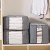 Storage Bags Waterproof Non-Woven Closet Organizer For Travel Luggage Home Easy Tidy Wardrobe Quilt Clothing Shoe Bag