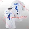 사용자 정의 스티치 공군 팔콘 축구 저지 4 Haaziq Daniels Ty Black Ben Brittain Jackson Darlington Jensen Jones Zac Larrier Cannon Turner Mens Youth Jersey