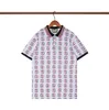 Män avslappnade skjortor 2023 lyx varumärke tidigt på våren tryck strand kort ärm skjorta mode tryck v hals hawaiian skjortor för man