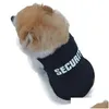 Vêtements pour chiens Transer Vêtements Gilet pour animaux de compagnie Été Mignon Chiot Imprimé Coton T-shirt 4.23 Drop Delivery Home Garden Supplies Dhjux