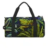 Outdoor Bags Multicolor Frog Sports Watercolor Splash Funny Animal Gym Accessories Bag Training Fitness Handbag For Men Women