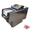 Mutton Meat Cube Cutting Machine 750kg / H Automatic Frozen Meat Slicer Frozen Chicken Breast Dicing Machine