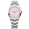 Herrenuhr Designer-Uhren hochwertige automatische Saphir 36/41 mm mechanische Edelstahl Liebhaber Montre blau rosa Uhrwerk Damenuhren