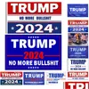 Banner Flags 3X5Ft Digital Print Trump 2024 Flag Us Presidential Election No More Campaign Drop Delivery Home Garden Festive Party Su Dhpbd