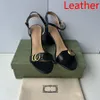 Heels With Box Women shoes Designer Sandals Quality genuine leather Sandals Heel height 7cm and 5cm Sandal Flat shoe Slides Slippers by 1978 001