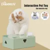 Cat Toys Smart Magic Box Electric Toy Catch Mouse Automatic Feather Funny Game Interactive Pet USB Rechargeable Battery