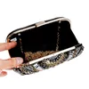 Evening Bags Chains Women Party Handbag Diamonds Elegant Purses Luxury Crystal Clutches Bridal Wedding Flower BagEvening