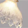 Pendant Lamps Modern Glass Chandelier Bedroom Bedside Lighting Japanese Single Head Restaurant Nordic Decorations For Home Light