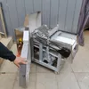 Máquina de corte automática de carne congelada, 750 kg/h, fatiador de carne de carneiro, cubo, máquina de corte de peito de frango congelado