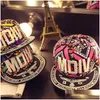 Caps Hats Parentchild Childrens Hat Baby Girl Summer MDIV Letter Brodery Hit Color Totem Flat Edge Hip Hop Boy Sun 220519 Drop DHK1D