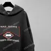 xinxinbuy Men designer Hoodie Sweatshirt Paris red Letters embroidery Sleeve webbing women black white brown MA01 XS-2XL