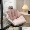 Kussen/decoratief kussencomfort semi -gesloten zitkussen voor fauteuil bureaustoel Dining Desk Bureau stoelen rugleuning thuis slaapkamer dh0wy