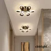 Modern Aisle LED Ceiling Lamps For Corridor Stairs Entrance Attic Square Indoor LED Lighting Minimalist Style Lights Kitchen Fixtures LRS027