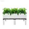 무료 스 플라이 싱 다기능 플라스틱 파종기 공장 직접 지붕 야외 정원 발코니 야채 재배 상자 냄비