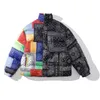 flower puffer jacket