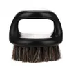 Outil de cheveux Hommes Barbe Blaireau Fourrure De Sanglier Doux Salon De Coiffure Nettoyage Du Visage Outils De Rasage Brosse De Rasoir Avec Poignée Accessoire De Coiffage