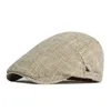 Berets Spring Summer Polyester Solid Slow Sboy Caps Flat Peaked Cap Men and Women Painter Beret Hats 79