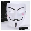 Partymasken Großhandel Cosplay Halloween für Vendetta Maske Anonymous Guy Fawkes Fancy Adt Fy3 916 Drop Lieferung Hausgarten Festlich Su Dh2Vw