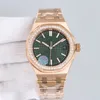 Piquet Audemar Watch Diamond Männer Uhren 37mm Automatische mechanische Uhren Edelstahl Diamanten Lünette Handgelenksbeschwerden Montre de Luxe Mehrfachfarbe KN0R High Qua