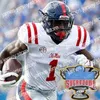 American College Football Wear Ole Miss Rebels Fußballtrikot NCAA College Eli Manning D.K. Metcalf Jaxson Dart Bo Wallace Patrick Willis Männer Frauen Jugend Kinder