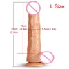 Articoli di bellezza Dildo realistico XXL da 8,3 pollici con potente ventosa Pene realistico Giocattolo sexy Punto G flessibile Albero curvo e palla