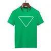 T-shirts pour hommes Sac de créateur Imprimé à la mode Manches courtes Couleur unie Respirant Slim Fit Col rond T-shirt pour femme Noir et blanc Vert Taille pour homme S-4XL