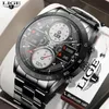 LIGE 2022 NEW Bluetooth Call Smart Watch Men Sports Clock IP68 مراقبة معدل ضربات القلب المضاد للماء لنظام iOS Android Phone3725004