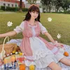 Casual Dresses Women's Dress Cosplay Clothes 2023 Summer Japanese Lolita Loli Original Cute Woman Party Night