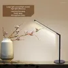 Bordslampor Enkel aluminiumlegering Vikning LED-ögonskyddslampa Officestudy Bedroom Desk Student Dormitory Creative Plug-In Desklamp