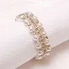 Pearl Serve Ring Hotel Wedding Decor Serveins Buckle Birthdays Festival Party Bankett bordsdekoration runda handduksringar bh6846 tyj