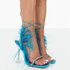 Elbise Ayakkabı Moda İnce Yüksek Topuklu Slingback Sandallar Mules Üzerinde Sivri Ayak Parçası Ladies Zarif Sığ Pompalar Partisi
