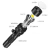 Flashlights facklor XHP70 Super kraftfull LED -ficklampa USB -laddningsbar taktisk fackla lampan Vattentät jaktfiske Lykta Använd 26650 Batteri 0109