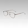 Zonnebrillen Frames Fashion Gold Clear Lens Glazen frame vrouwen retro oog voor mannen Koreaanse bril oculos 1701wd