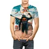 Sportmerk F1 Heren T-shirt Formule 1 Racefans Casual korte mouwen Tops Designer Street Outdoor Popular Loose Tee