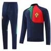 2022 2023 tracksuit Men Portugal national 22 23 full Zipper Long sleeve soccer jersey training suit survetement foot chandal sportswear jacket