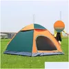 Hamacs 23 Personne Matic Tente Extérieure Pliable Pop Up Open Cam Randonnée Plage Voyage Protection Uv Sunshelter Étanche Drop Delivery Dhos0