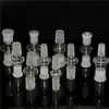 Bong 10 mm Drop-Down-Adapter 14 mm männlich weiblich 18 mm Aschefänger Recycler Bohrinseln Dab Glas Wasserpfeifen Schüssel Bubbler