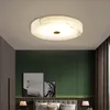 Taklampor koppar marmor lampa hushåll cirkulär atmosfär sovrum studie balkong hall ingång